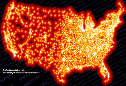 US Map of McDonalds