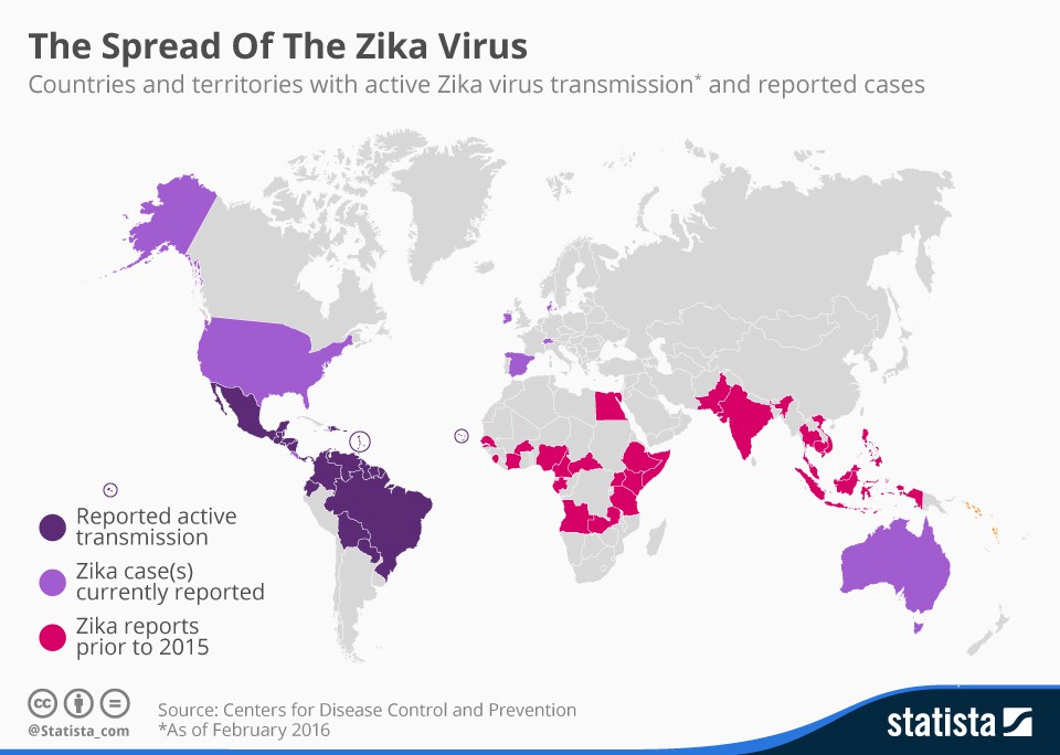 Zika Virus Map