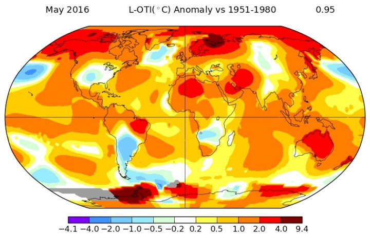 May 2016 Hottest Month Ever