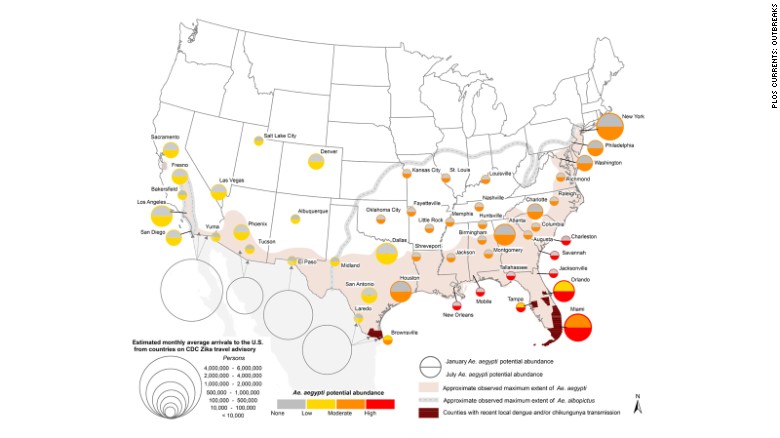 NASA Zika Map