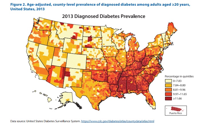 2013 Diabetes Prevalence