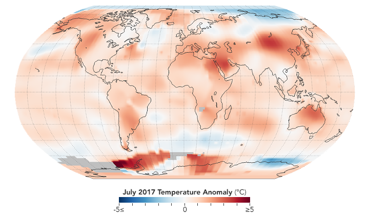 Hottest July ever