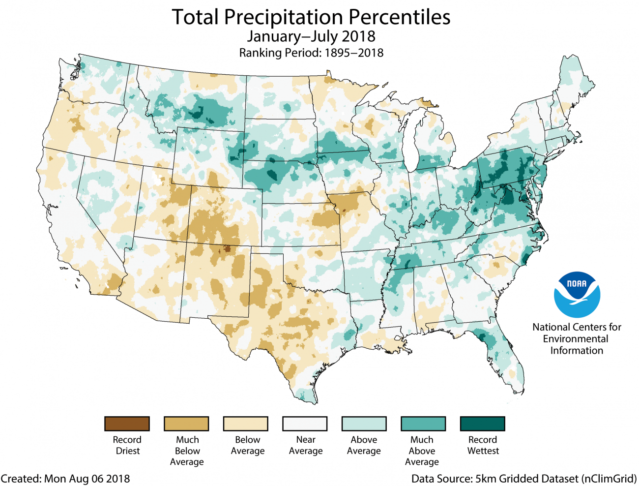 Year-to-date precip