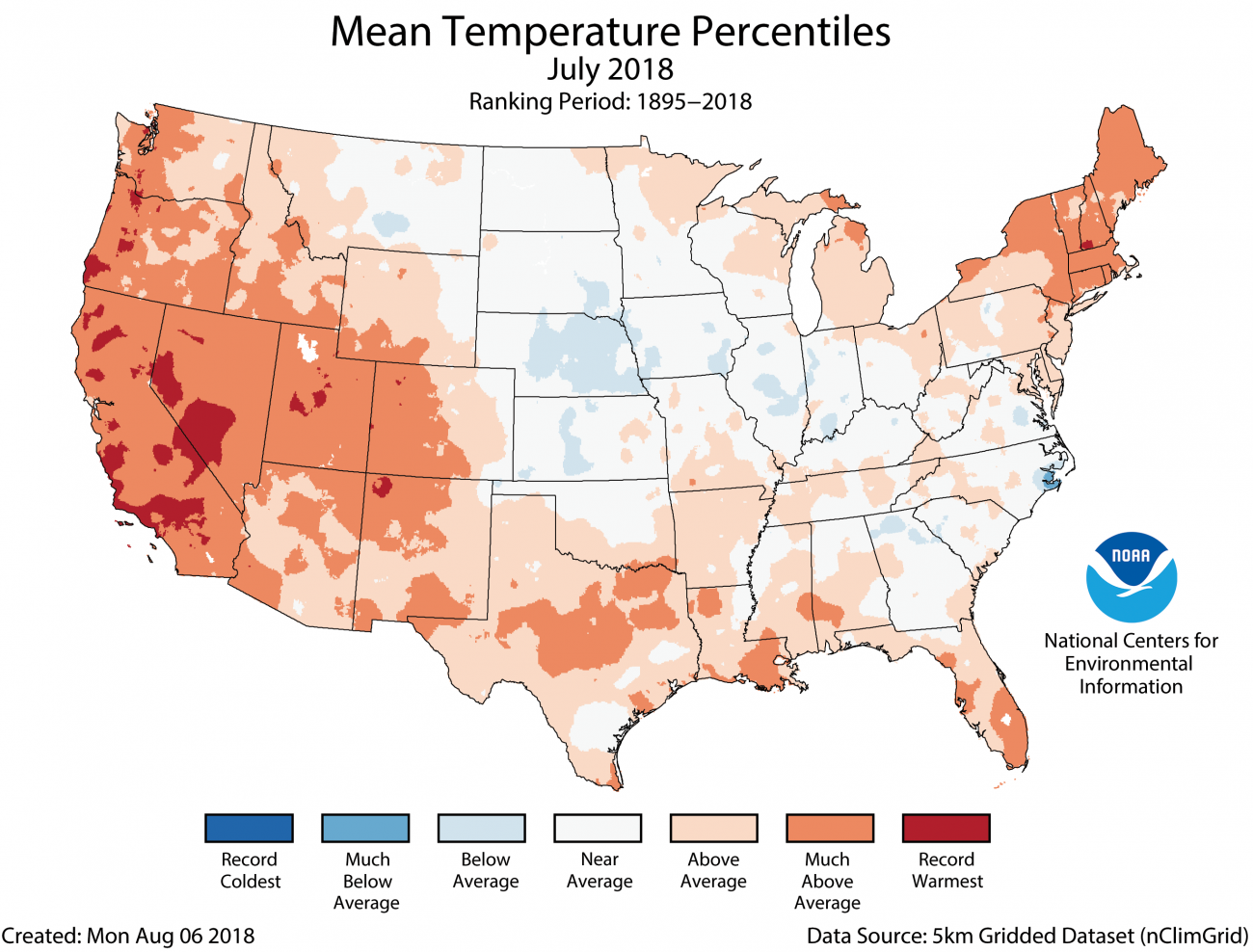 Year-to-Date (January-July) Temperature