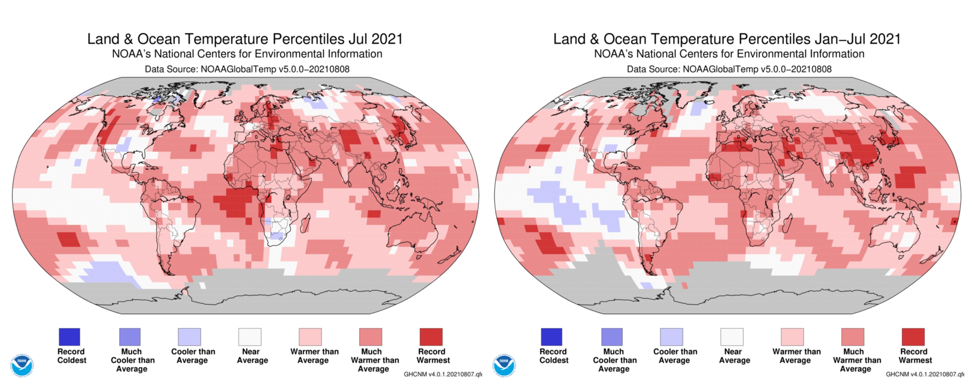 Warmest July