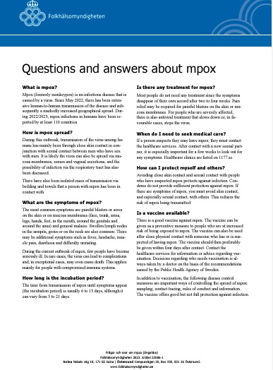 Mpox Q&A