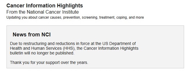 National Cancer Institute 5-18-25