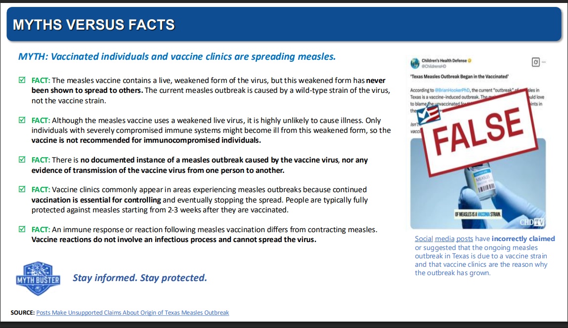 Measles MythsVs Facts