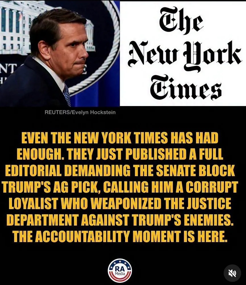 NY Times editorial