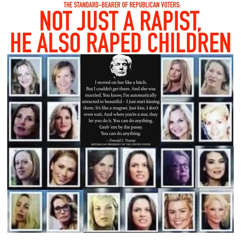 Trump raped children