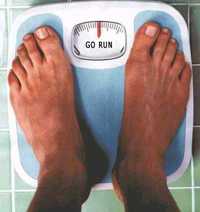 Too many pounds? Go run!